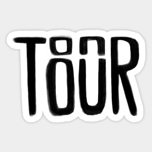 On Tour Sticker